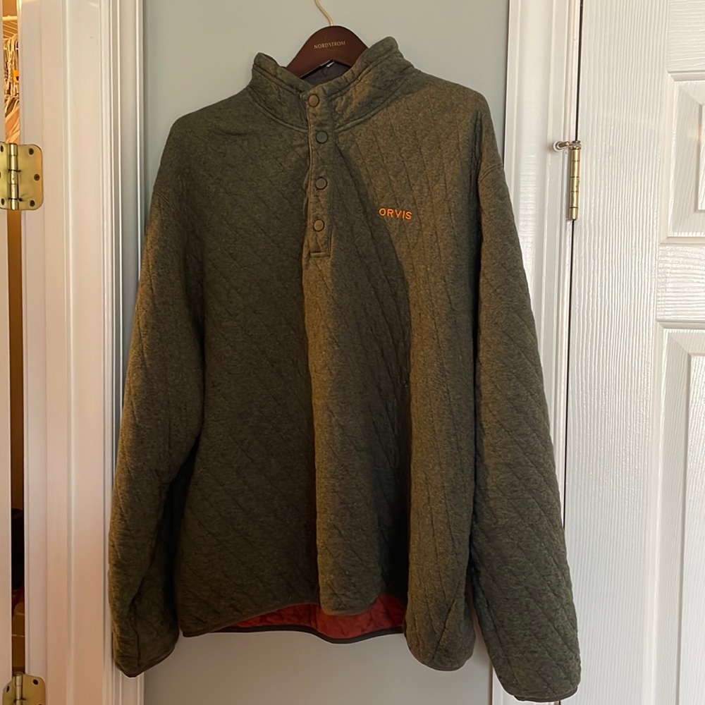 Orvis Quilted Snap Pullover
